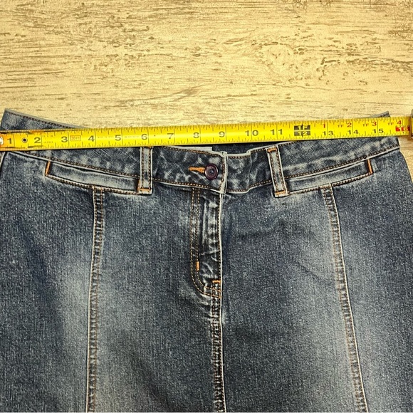 Halogen Denim Skirt Size 6 - Picture 3 of 6